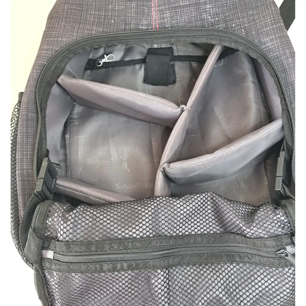 Thirty One Camera  Backpack Bag Padded Compartment Sling 1 Strap Small FLAWS‎